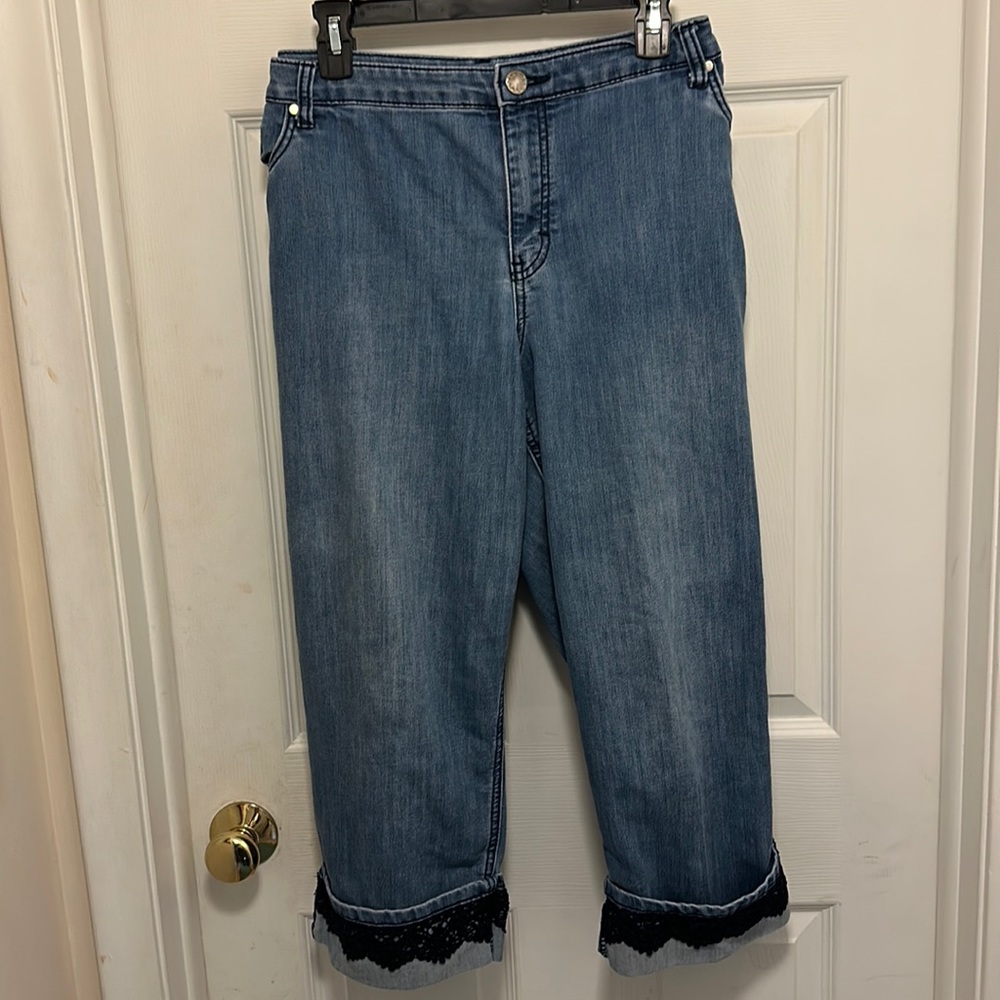CJbanks capris, blue, jeans pre owned